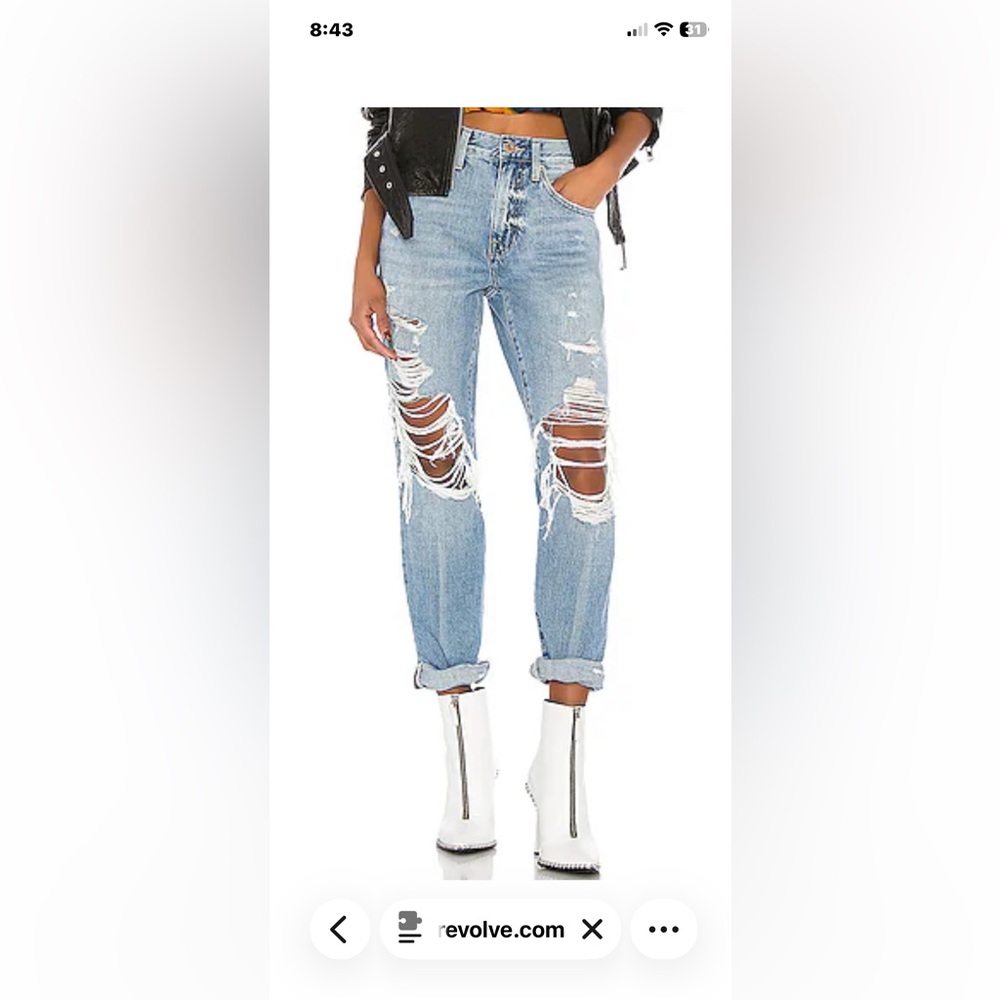 Pistola Presley Straight Rock or Bust Jeans